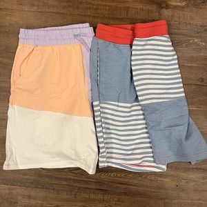 2 men’s small sweat short